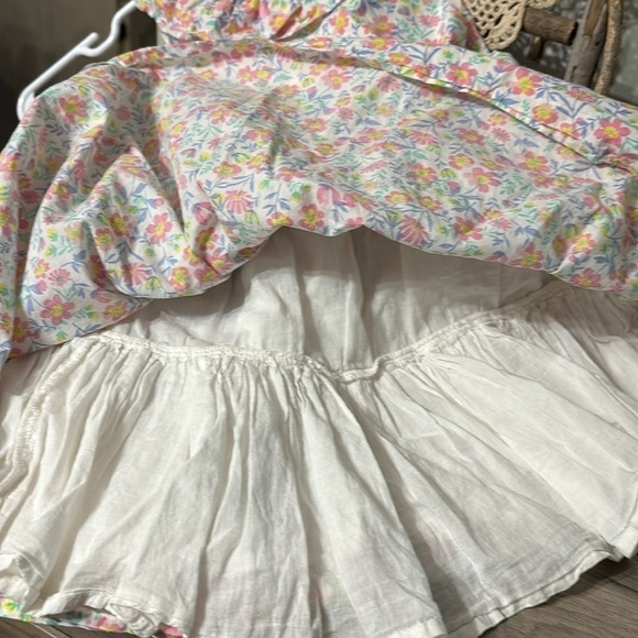 EUC TOMMY BAHAMA FLORAL TIRED 4T LINED SUNDRESS WITH RUFFLES - Picture 6 of 8